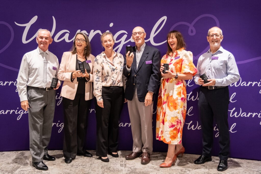 Deputy Chair, Roger Downs OAM, pictured with fellow Warrigal Board Members