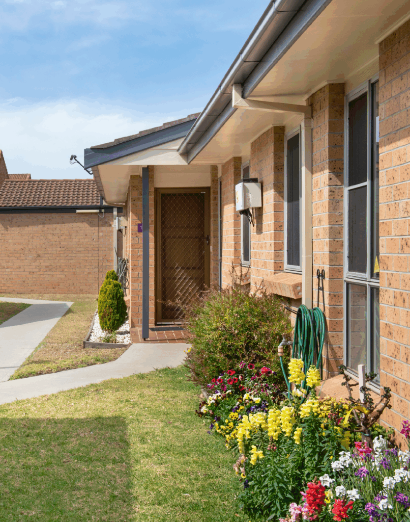 Side view of villa at Warrigal Lake Illawarra Community Village