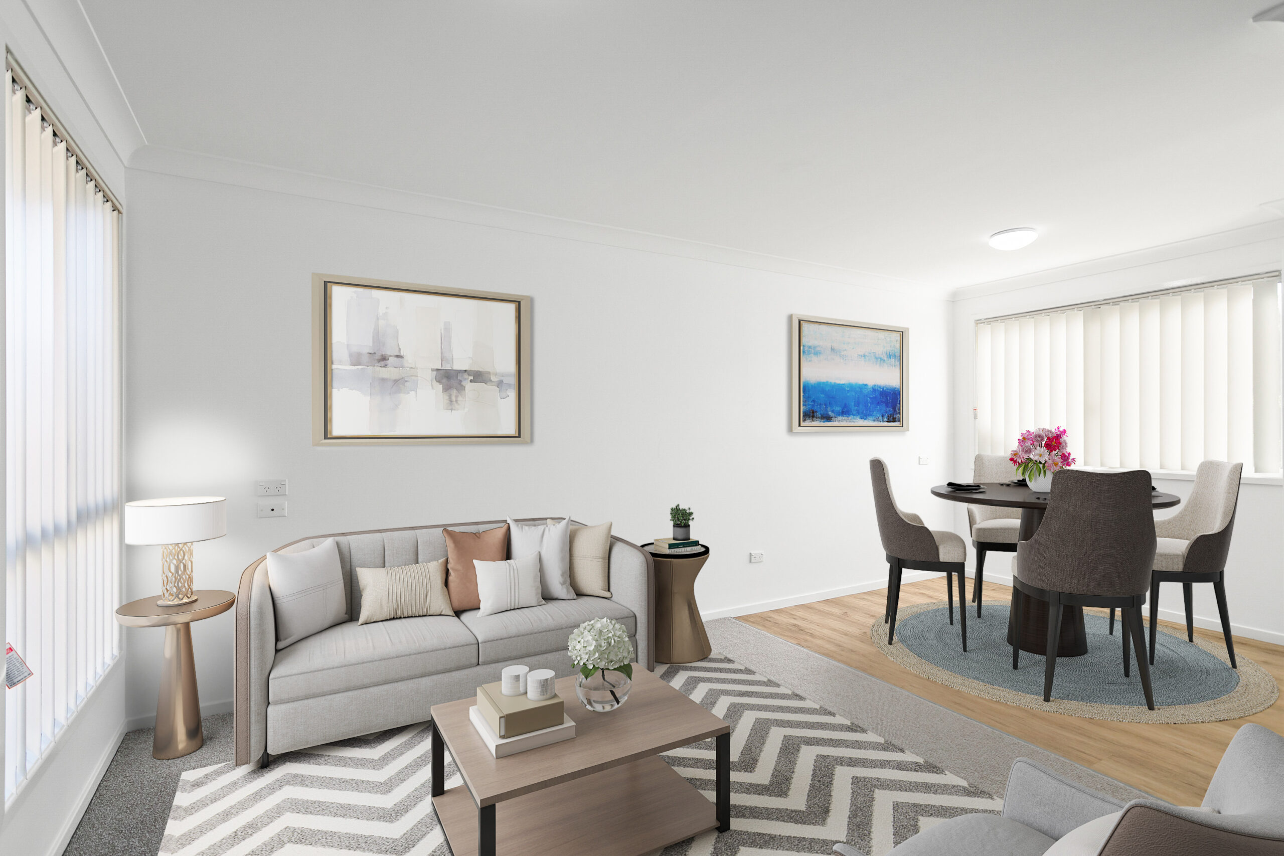 Villa Lounge Room at Warrigal Lake Illawarra Community Village
