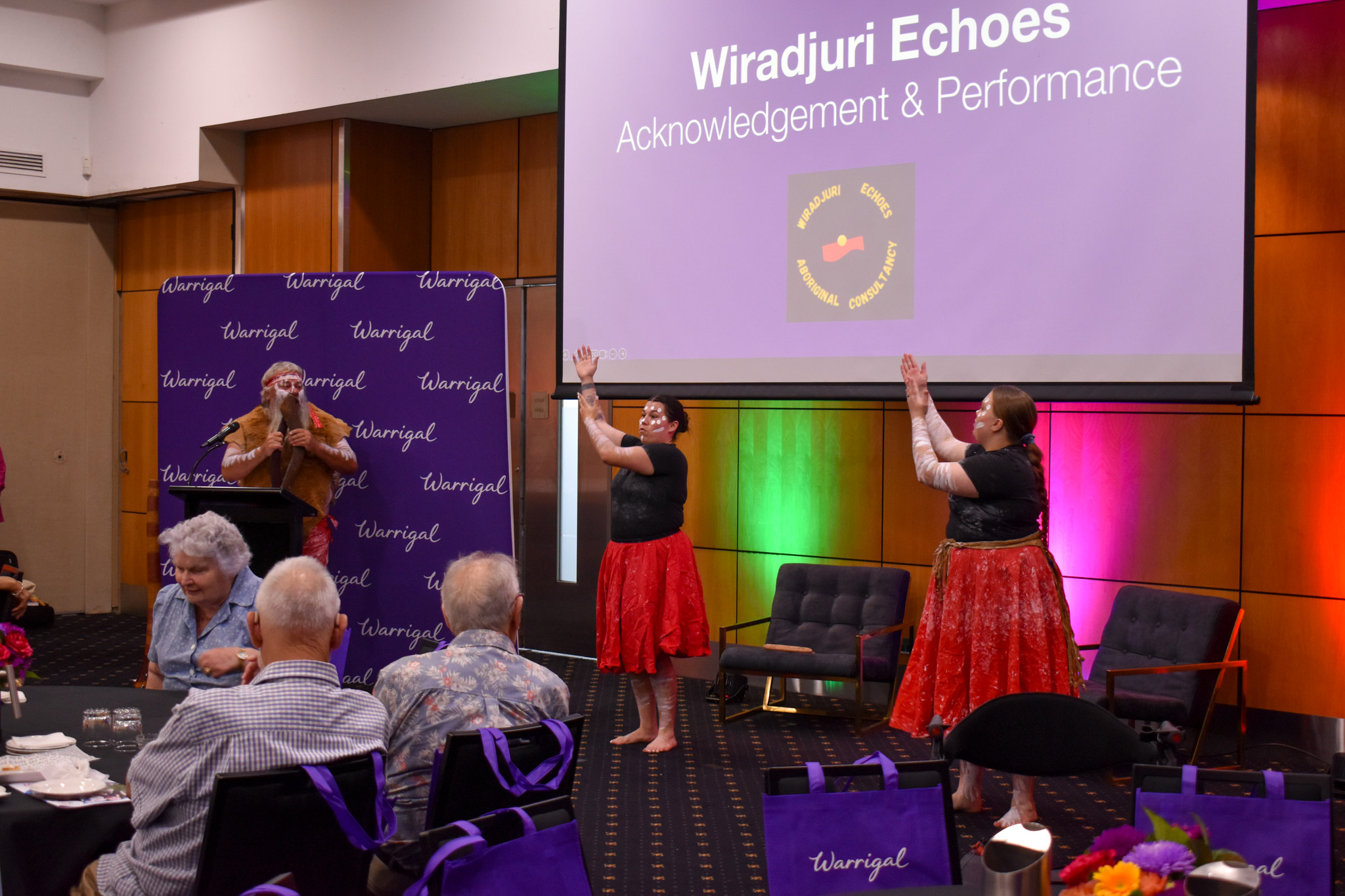 Aboriginal group Wiradjuri Echoes performing traditional dances