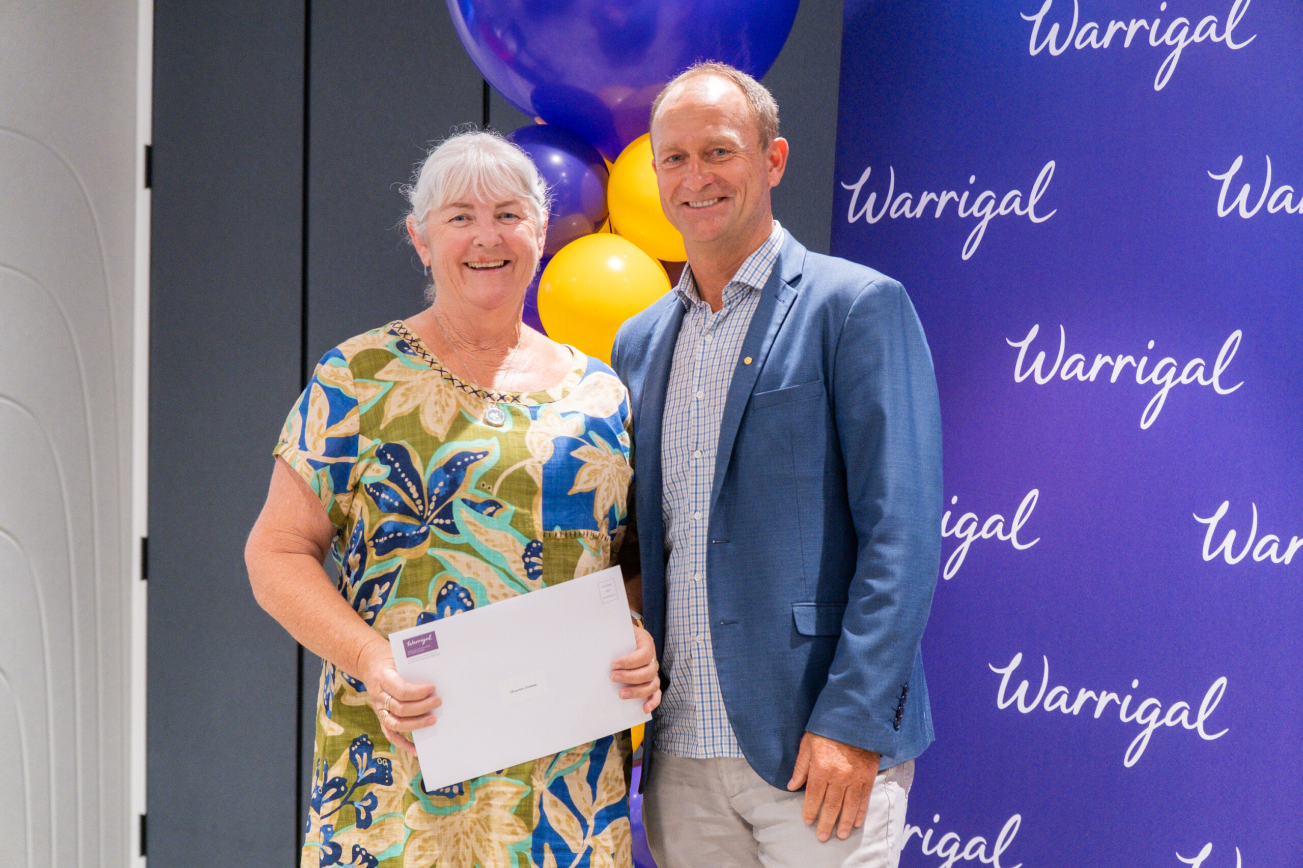 Auxiliary member receives appreciation certificate