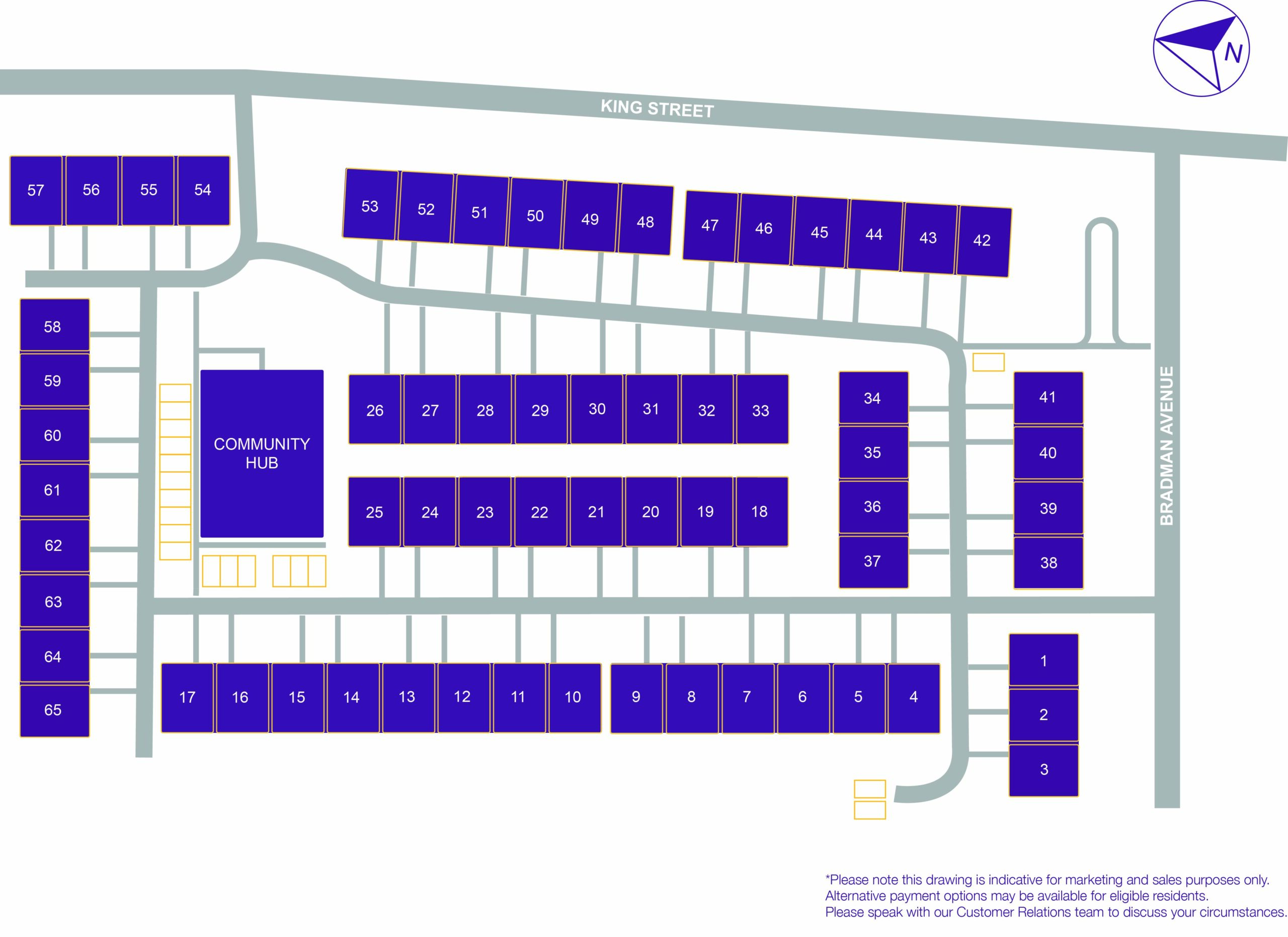 Lake South Villa Map