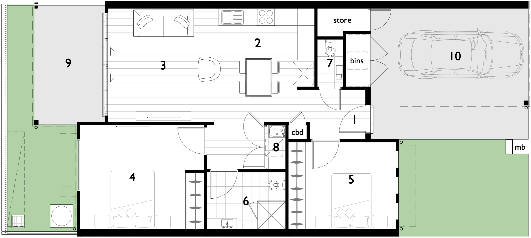 Floor Plan 1 Lake South