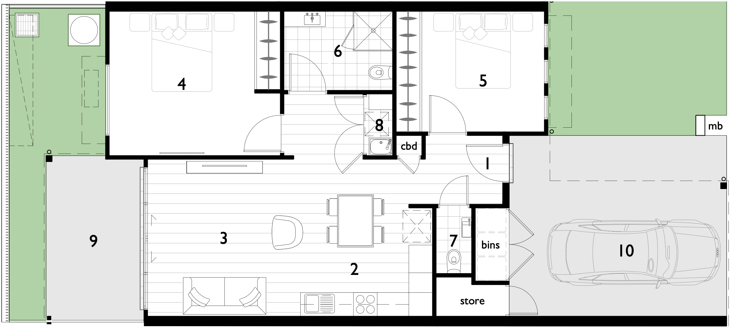 Floor Plan 1 Lake South