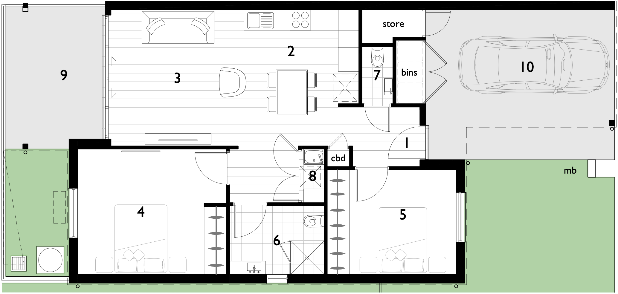 Floor Plan 1 Lake South
