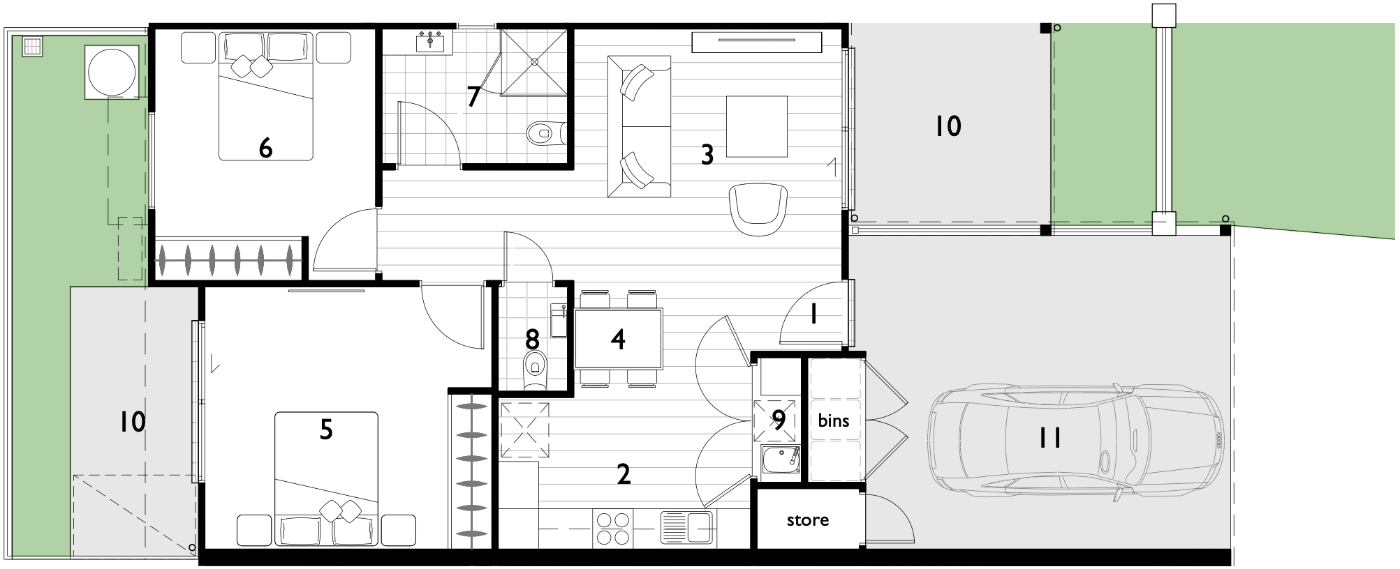 Floor Plan 1 Lake South