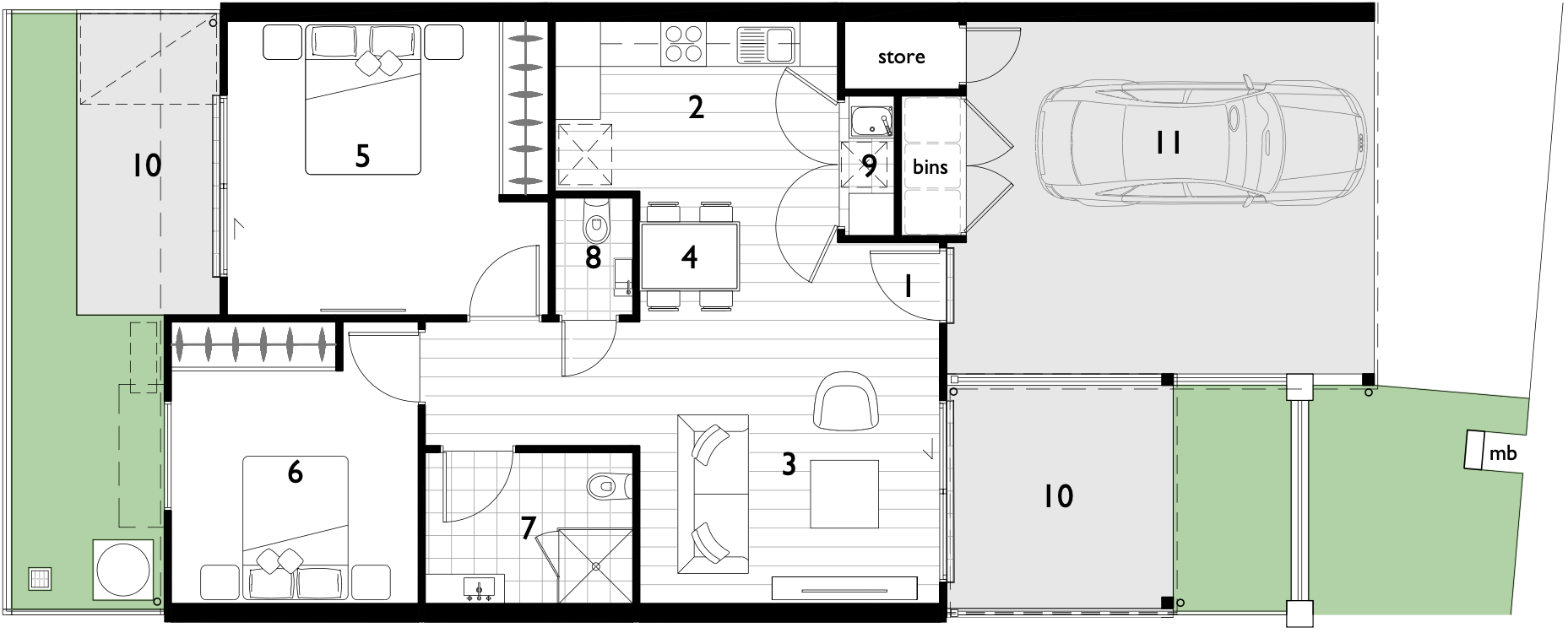 Floor Plan 1 Lake South