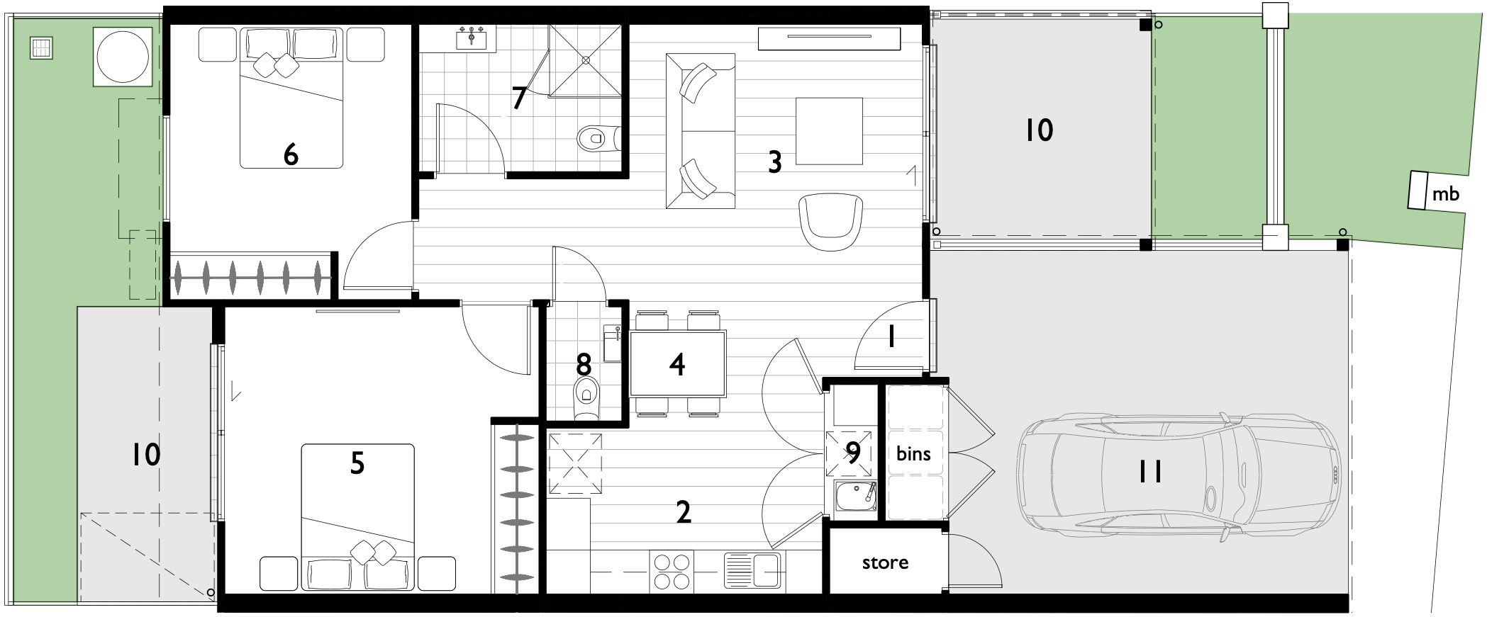 Floor Plan 1 Lake South