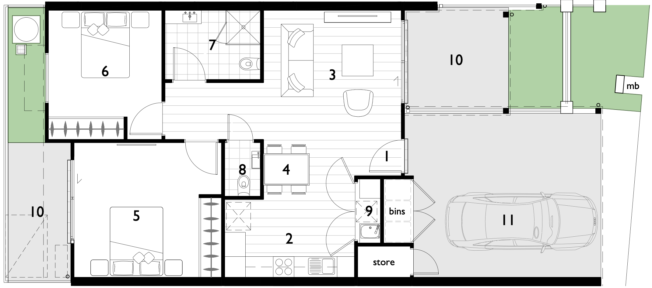 Floor Plan 1 Lake South