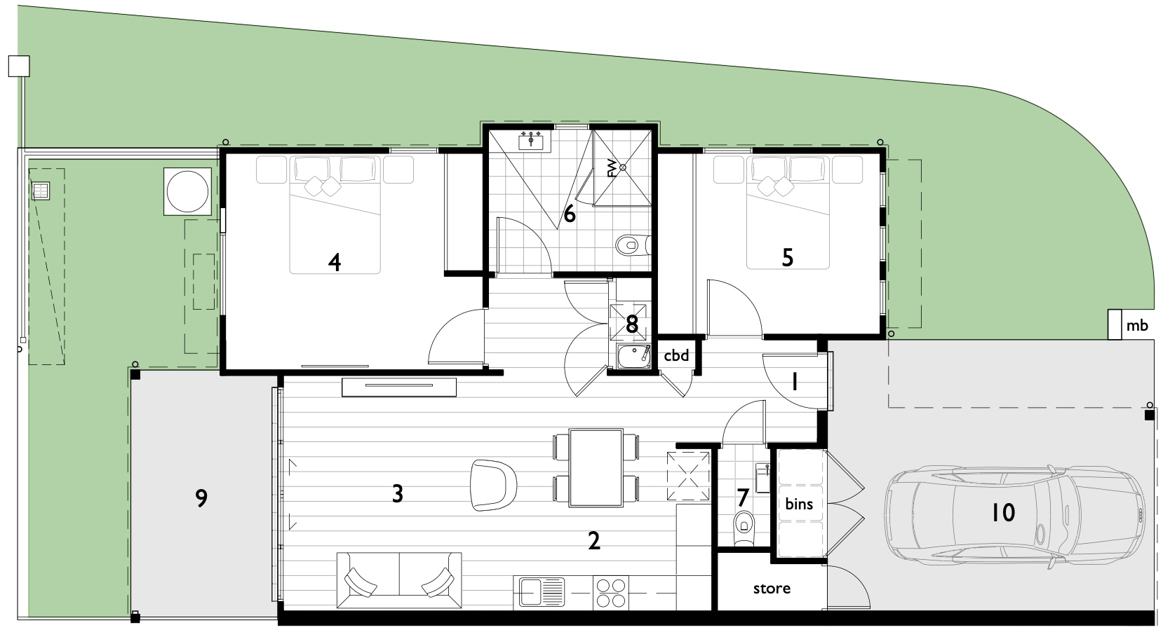 Floor Plan 1 Lake South