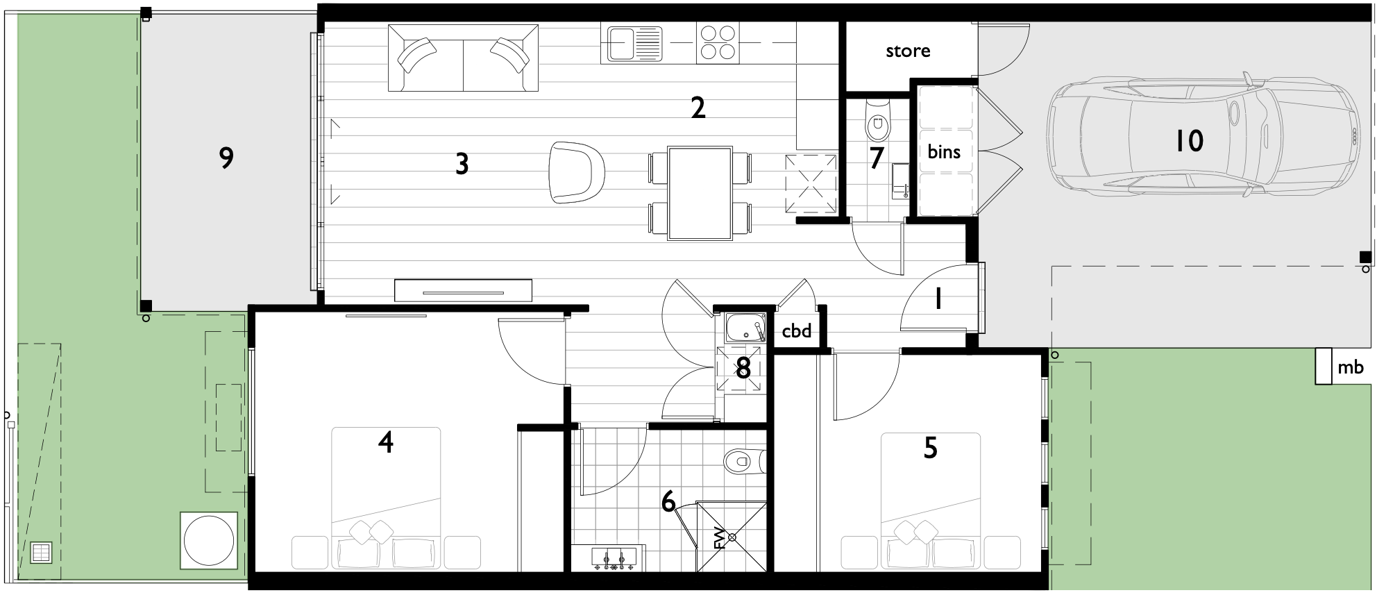 Floor Plan 1 Lake South