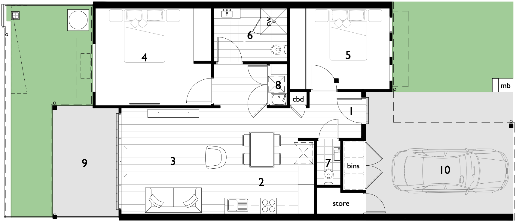Floor Plan 1 Lake South