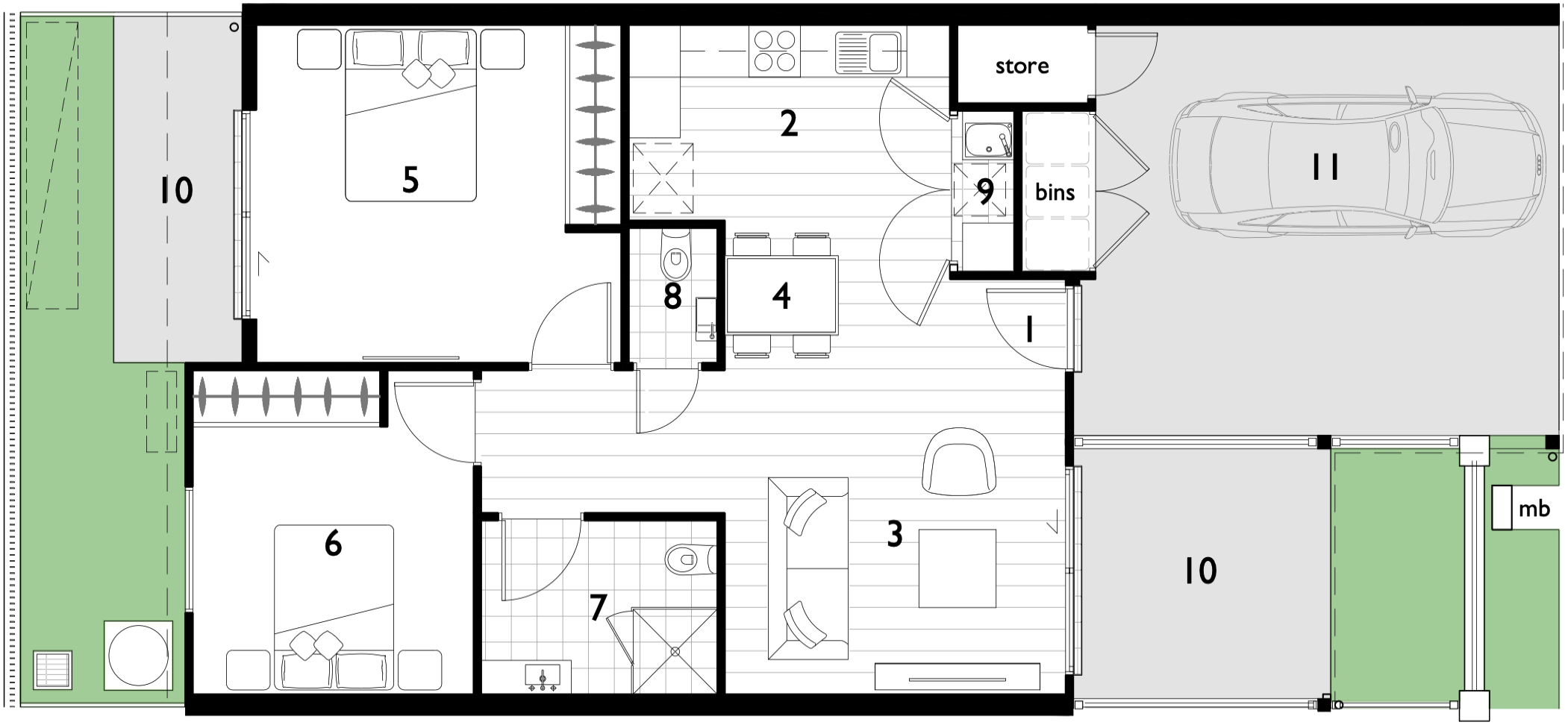 Floor Plan 1 Lake South