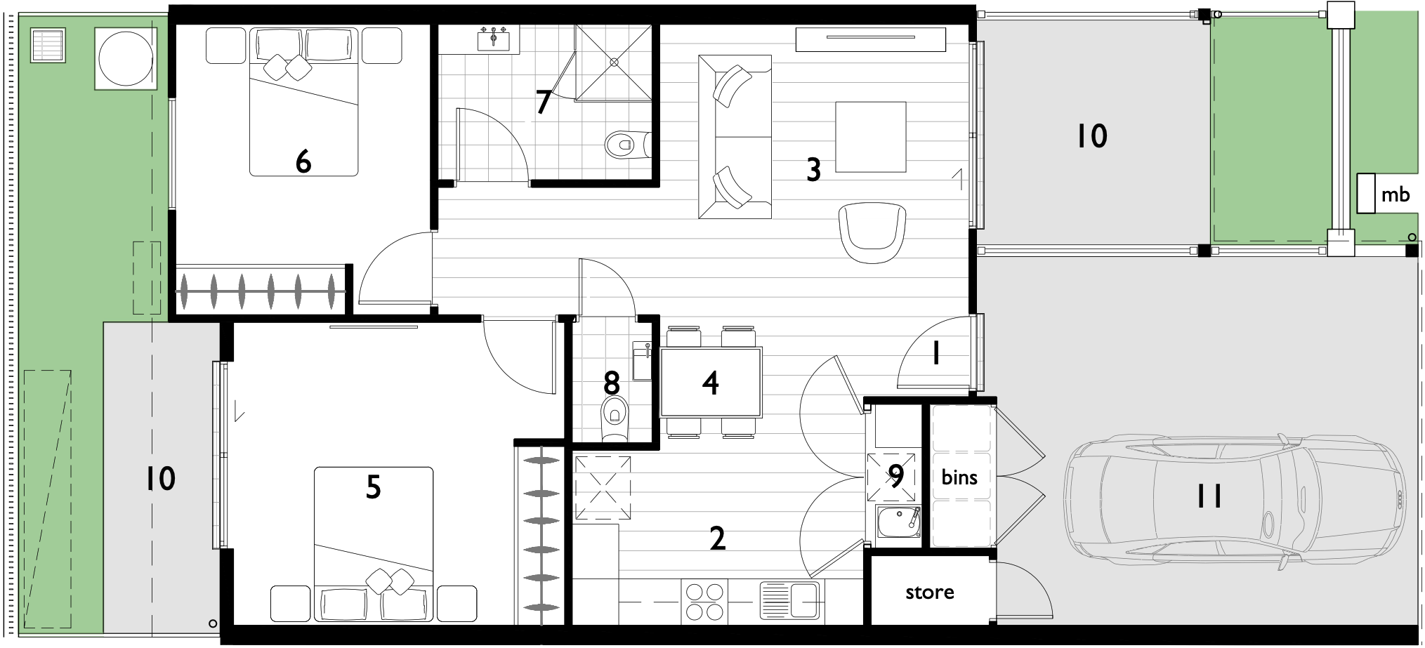 Floor Plan 1 Lake South