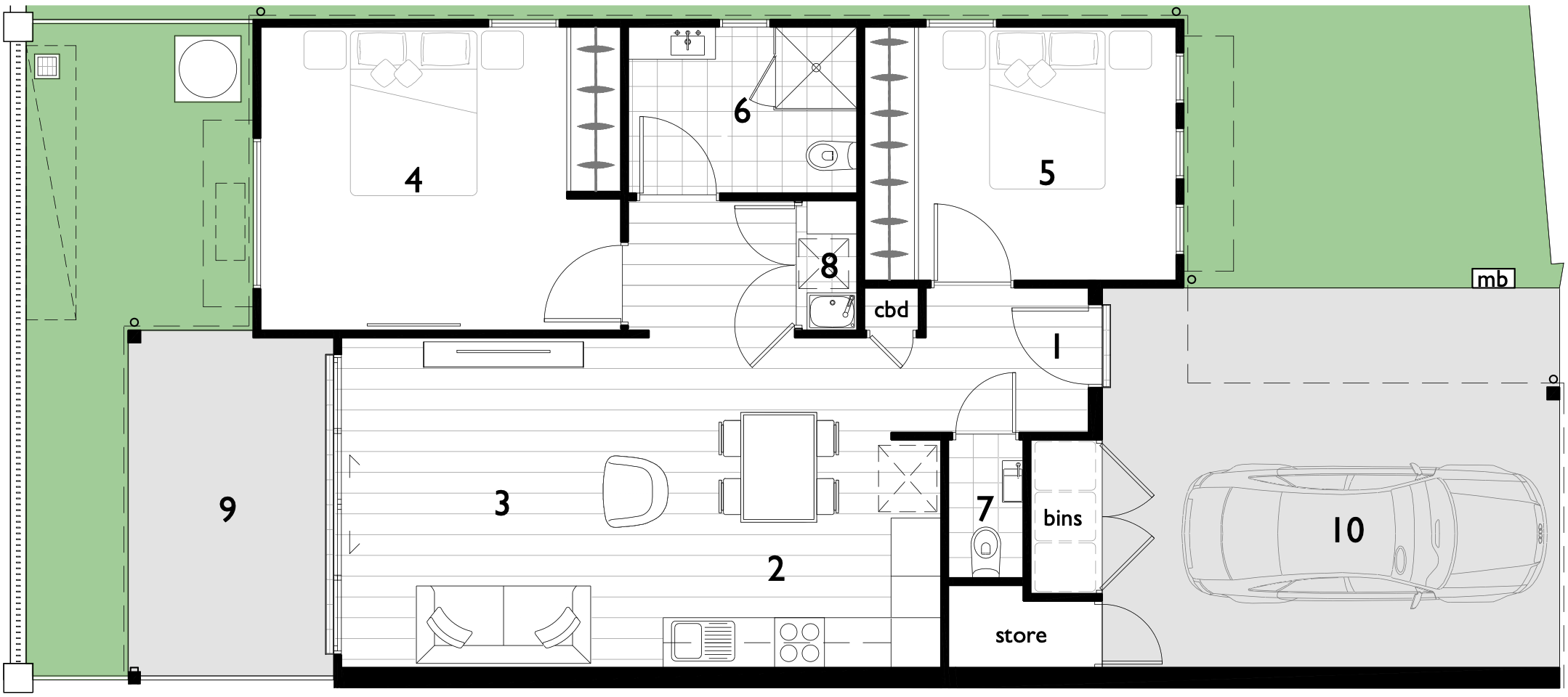 Floor Plan 1 Lake South