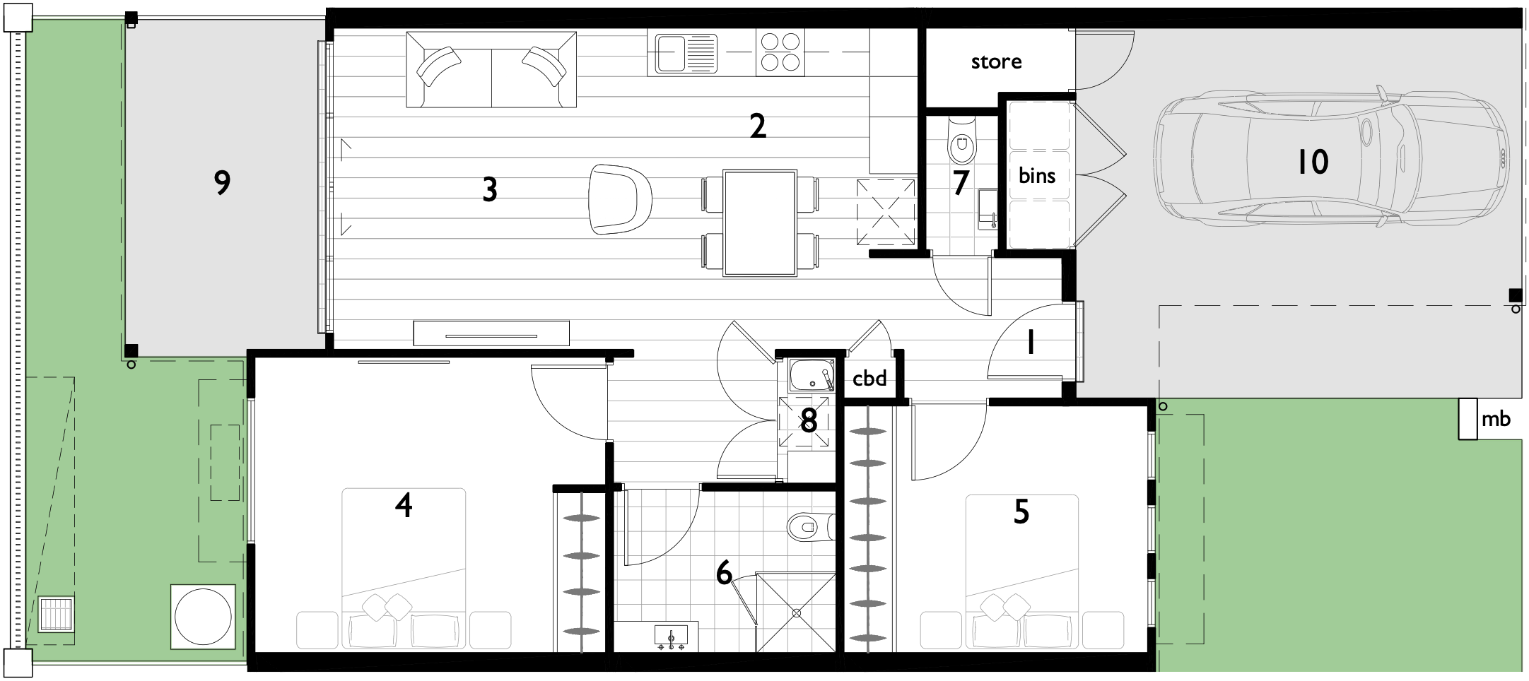 Floor Plan 1 Lake South