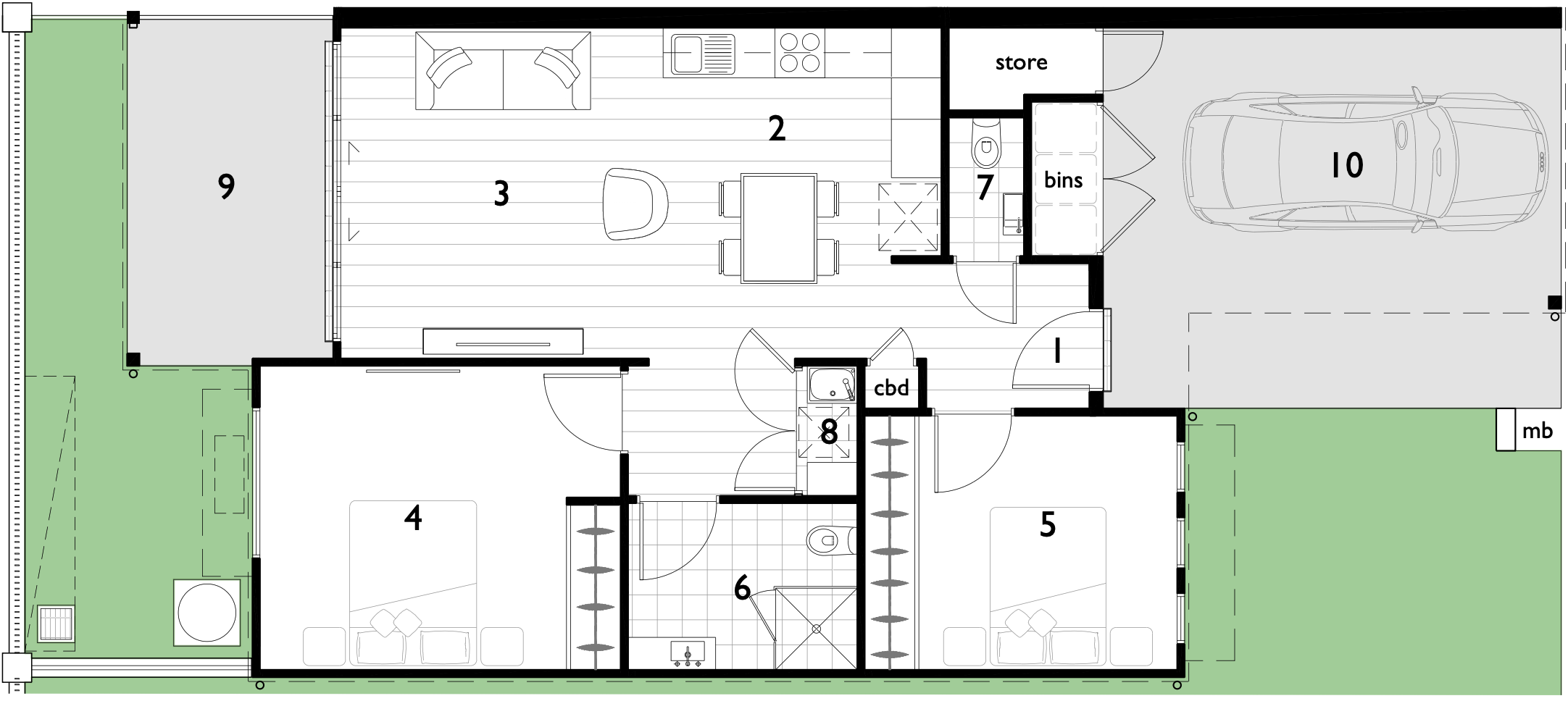 Floor Plan 1 Lake South