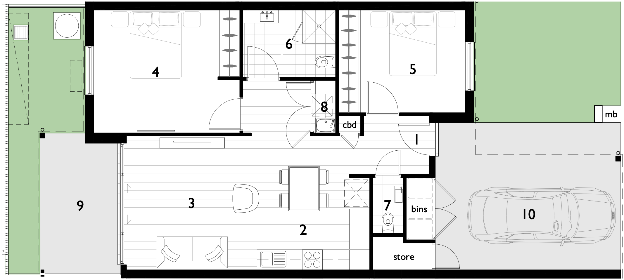 Floor Plan 1 Lake South