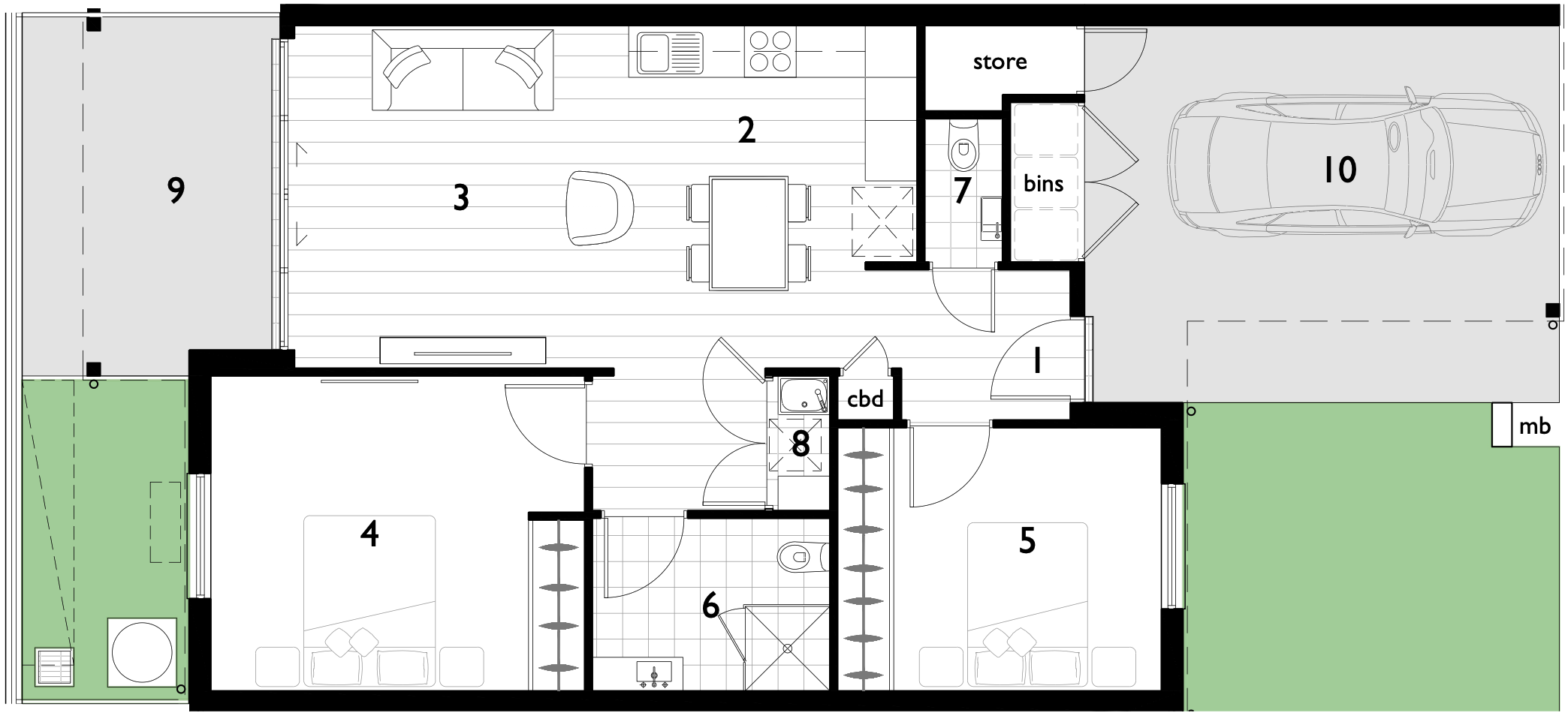 Floor Plan 1 Lake South