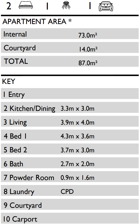 Floor Plan 1 Lake South