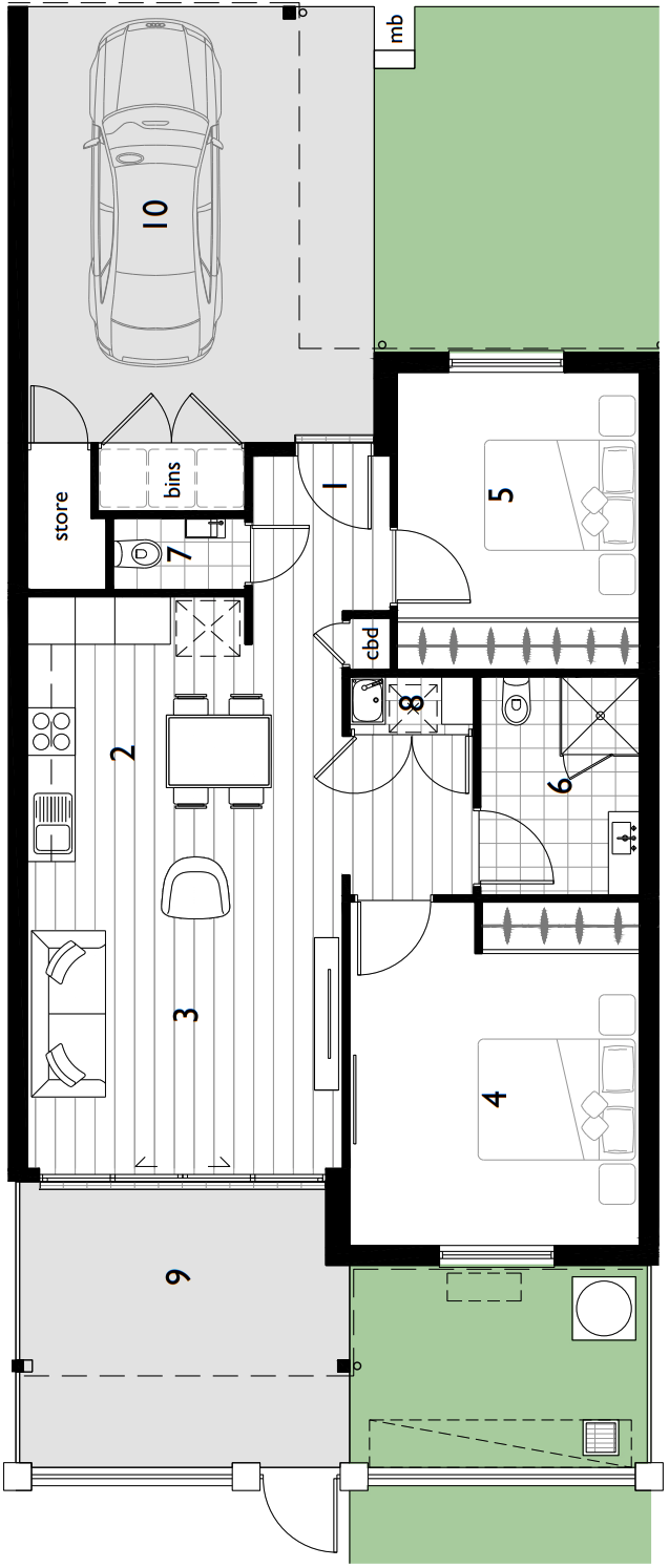 Floor Plan 1 Lake South