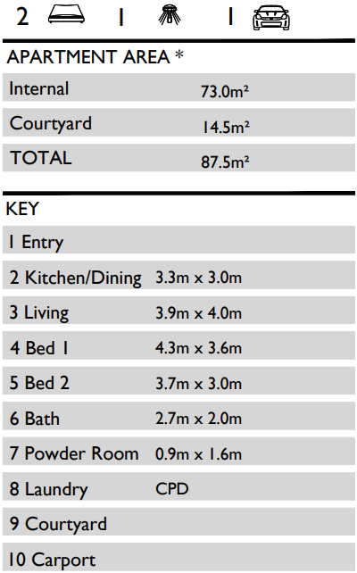 Floor Plan 1 Lake South