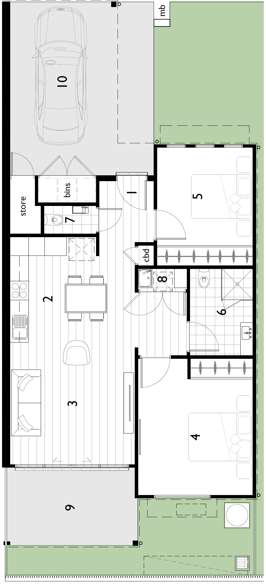 Floor Plan 1 Lake South